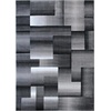 image:imageFlash Furniture Elio Collection Color Blocked Pattern Area Rug  High Pile Purple Olefin Rug  2 x 3 Area Rug  Jute Backing  Hallway Entryway BedroomGrey