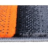 image:imageFlash Furniture Elio Collection Color Blocked Pattern Area Rug  High Pile Purple Olefin Rug  2 x 3 Area Rug  Jute Backing  Hallway Entryway BedroomOrange