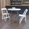image:imageFlash Furniture Elon Commercial Grade 263Foot Round Granite White Plastic Folding Table