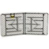image:imageFlash Furniture Elon Commercial Grade 5Foot BiFold Granite White Plastic Folding Table