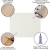 image:imageFlash Furniture Fealty Non Slip Rug Pad for 2 x 3 Area Rug Hardwood Floor Rug Gripper Anti Skid Rug Pad Protective Cushioning Rug Pad73 x 93 Rectangular