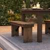 image:imageFlash Furniture HERCULES 40 x 12 Folding Farm Bench Solid Pine Entryway Bench in Light NaturalAntique Rustic