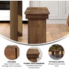 image:imageFlash Furniture HERCULES 40 x 12 Folding Farm Bench Solid Pine Entryway Bench in Light NaturalAntique Rustic