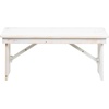 image:imageFlash Furniture HERCULES 40 x 12 Folding Farm Bench Solid Pine Entryway Bench in Light NaturalAntique Rustic White