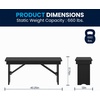 image:imageFlash Furniture HERCULES 40 x 12 Folding Farm Bench Solid Pine Entryway Bench in Light NaturalBlack Wash