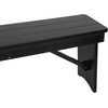 image:imageFlash Furniture HERCULES 40 x 12 Folding Farm Bench Solid Pine Entryway Bench in Light NaturalBlack Wash