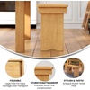 image:imageFlash Furniture HERCULES 40 x 12 Folding Farm Bench Solid Pine Entryway Bench in Light NaturalLight Natural