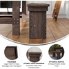 image:imageFlash Furniture HERCULES 40 x 12 Folding Farm Bench Solid Pine Entryway Bench in Light NaturalMahogany