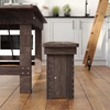 image:imageFlash Furniture HERCULES 40 x 12 Folding Farm Bench Solid Pine Entryway Bench in Light NaturalMahogany