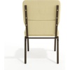 image:imageFlash Furniture HERCULES Series 185W Stacking Church Chair in Navy Blue Fabric  Gold Vein FrameBeige Patterned FabricGold Vein Frame
