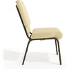 image:imageFlash Furniture HERCULES Series 185W Stacking Church Chair in Navy Blue Fabric  Gold Vein FrameBeige Patterned FabricGold Vein Frame