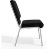 image:imageFlash Furniture HERCULES Series 185W Stacking Church Chair in Navy Blue Fabric  Gold Vein FrameBlack FabricSilver Vein Frame