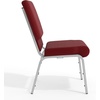 image:imageFlash Furniture HERCULES Series 185W Stacking Church Chair in Navy Blue Fabric  Gold Vein FrameBurgundy FabricSilver Vein Frame