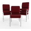 image:imageFlash Furniture HERCULES Series 185W Stacking Church Chair in Navy Blue Fabric  Gold Vein FrameBurgundy FabricSilver Vein Frame