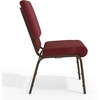 image:imageFlash Furniture HERCULES Series 185W Stacking Church Chair in Navy Blue Fabric  Gold Vein FrameBurgundy Patterned FabricGold Vein Frame