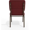 image:imageFlash Furniture HERCULES Series 185W Stacking Church Chair in Navy Blue Fabric  Gold Vein FrameBurgundy Patterned FabricGold Vein Frame