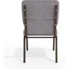 image:imageFlash Furniture HERCULES Series 185W Stacking Church Chair in Navy Blue Fabric  Gold Vein FrameGray FabricGold Vein Frame