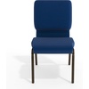 image:imageFlash Furniture HERCULES Series 185W Stacking Church Chair in Navy Blue Fabric  Gold Vein FrameNavy Blue FabricGold Vein Frame