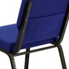 image:imageFlash Furniture HERCULES Series 185W Stacking Church Chair in Navy Blue Fabric  Gold Vein FrameNavy Blue FabricGold Vein Frame