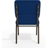 image:imageFlash Furniture HERCULES Series 185W Stacking Church Chair in Navy Blue Fabric  Gold Vein FrameNavy Blue FabricGold Vein Frame