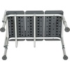 image:imageFlash Furniture HERCULES Series 300 Lb Capacity Adjustable Gray Bath amp Shower Transfer Bench with Back and Side ArmGrey