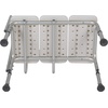 image:imageFlash Furniture HERCULES Series 300 Lb Capacity Adjustable Gray Bath amp Shower Transfer Bench with Back and Side ArmWhite