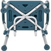 image:imageFlash Furniture HERCULES Series 300 Lb Capacity Adjustable White Bath amp Shower Chair with Quick Release Back amp ArmsNavy