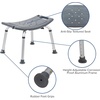 image:imageFlash Furniture HERCULES Series ToolFree and Quick Assembly 300 Lb Capacity Adjustable Gray Bath amp Shower Chair with Nonslip Feet