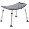 image:imageFlash Furniture HERCULES Series ToolFree and Quick Assembly 300 Lb Capacity Adjustable Gray Bath amp Shower Chair with Nonslip Feet