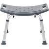 image:imageFlash Furniture HERCULES Series ToolFree and Quick Assembly 300 Lb Capacity Adjustable Gray Bath amp Shower Chair with Nonslip Feet