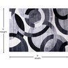 image:imageFlash Furniture Harken Collection 6 x 9 Geometric Area Rug  Black and Gray Olefin Facing  Jute Backing  Living Room or Bedroom