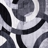 image:imageFlash Furniture Harken Collection 6 x 9 Geometric Area Rug  Black and Gray Olefin Facing  Jute Backing  Living Room or Bedroom