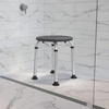 image:imageFlash Furniture Hercules Series Aluminum Bath and Shower Chair with Adjustable Seat Height AntiSlip Medical Shower Chair WhiteGray