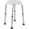 image:imageFlash Furniture Hercules Series Aluminum Bath and Shower Chair with Adjustable Seat Height AntiSlip Medical Shower Chair WhiteWhite