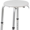 image:imageFlash Furniture Hercules Series Aluminum Bath and Shower Chair with Adjustable Seat Height AntiSlip Medical Shower Chair WhiteWhite