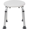 image:imageFlash Furniture Hercules Series Aluminum Bath and Shower Chair with Adjustable Seat Height AntiSlip Medical Shower Chair WhiteWhite