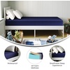 image:imageFlash Furniture Irvine LiquidResistant Memory Foam Mattress Medium Comfort Level Removable Cover with Zipper Dorm Mattress 8 Twin XL BlueTwin