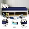 image:imageFlash Furniture Irvine LiquidResistant Memory Foam Mattress Medium Comfort Level Removable Cover with Zipper Dorm Mattress 8 Twin XL BlueTwin XL
