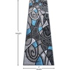 image:imageFlash Furniture Jubilee Collection Abstract Area Rug  High Pile Orange Olefin Rug  2 x 3 Area Rug  Jute Backing  Hallway Entryway Bedroom Living RoomBlue