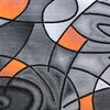 image:imageFlash Furniture Jubilee Collection Abstract Area Rug  High Pile Orange Olefin Rug  2 x 3 Area Rug  Jute Backing  Hallway Entryway Bedroom Living RoomOrange