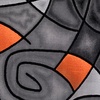 image:imageFlash Furniture Jubilee Collection Abstract Area Rug  High Pile Orange Olefin Rug  2 x 3 Area Rug  Jute Backing  Hallway Entryway Bedroom Living RoomOrange