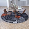 image:imageFlash Furniture Jubilee Collection Abstract Area Rug  High Pile Orange Olefin Rug  2 x 3 Area Rug  Jute Backing  Hallway Entryway Bedroom Living RoomOrange