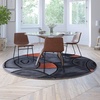 image:imageFlash Furniture Jubilee Collection Abstract Area Rug  High Pile Orange Olefin Rug  2 x 3 Area Rug  Jute Backing  Hallway Entryway Bedroom Living RoomOrange
