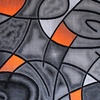image:imageFlash Furniture Jubilee Collection Abstract Area Rug  High Pile Orange Olefin Rug  2 x 3 Area Rug  Jute Backing  Hallway Entryway Bedroom Living RoomOrange