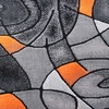 image:imageFlash Furniture Jubilee Collection Abstract Area Rug  High Pile Orange Olefin Rug  2 x 3 Area Rug  Jute Backing  Hallway Entryway Bedroom Living RoomOrange