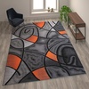 image:imageFlash Furniture Jubilee Collection Abstract Area Rug  High Pile Orange Olefin Rug  2 x 3 Area Rug  Jute Backing  Hallway Entryway Bedroom Living RoomOrange