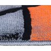 image:imageFlash Furniture Jubilee Collection Abstract Area Rug  High Pile Orange Olefin Rug  2 x 3 Area Rug  Jute Backing  Hallway Entryway Bedroom Living RoomOrange