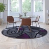 image:imageFlash Furniture Jubilee Collection Abstract Area Rug  High Pile Orange Olefin Rug  2 x 3 Area Rug  Jute Backing  Hallway Entryway Bedroom Living RoomPurple