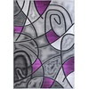 image:imageFlash Furniture Jubilee Collection Abstract Area Rug  High Pile Orange Olefin Rug  2 x 3 Area Rug  Jute Backing  Hallway Entryway Bedroom Living RoomPurple