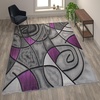 image:imageFlash Furniture Jubilee Collection Abstract Area Rug  High Pile Orange Olefin Rug  2 x 3 Area Rug  Jute Backing  Hallway Entryway Bedroom Living RoomPurple